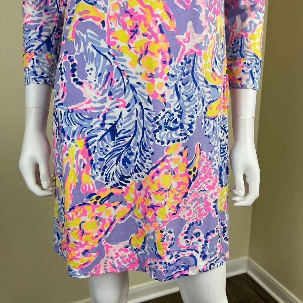 Lilly Pulitzer Womens Size S Marlowe Shift Shirt Dress Pima Cotton Preppy Resort - Picture 5 of 14